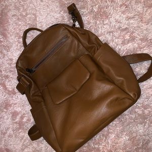 Leather backpack/ satchel